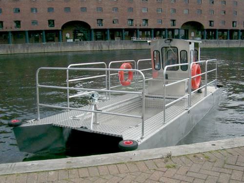 Профессиональный катер судно против загрязнения - 7M BUDDY - Water Witch Workboats - катамаран / c подвесным мотором / из алюминия