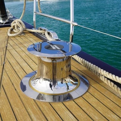 Лебедка-кабестан для судна - 3711050 - Sanguineti Chiavari produzione articoli nautici s. - морской / электрический / гидравлический