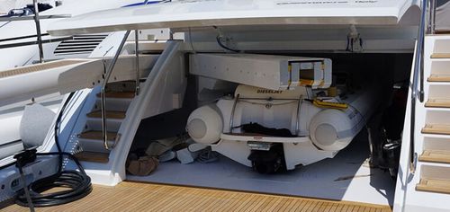 Подъемный кран для яхты - Sanguineti Chiavari produzione articoli nautici s. - телескопический / гидравлический