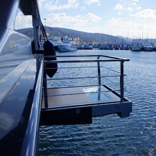 Перила для яхты - Sanguineti Chiavari produzione articoli nautici s.