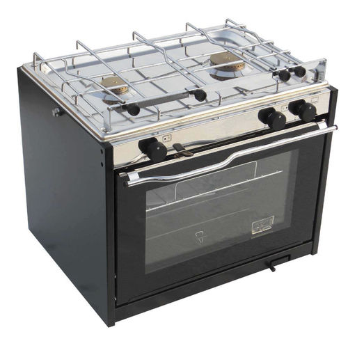 Плита с духовкой для катера - XL2 BLACK - Techimpex - газовая / 2 горелки