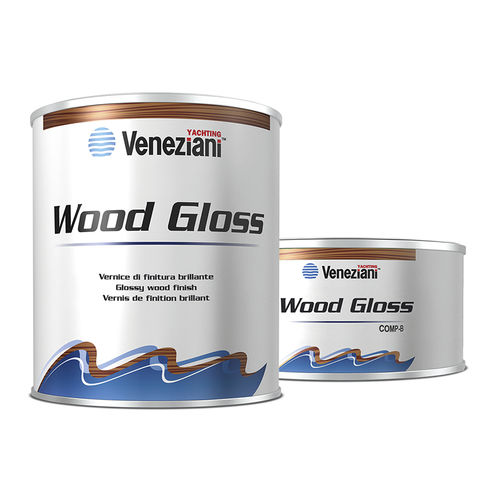 Лак для катера - WOOD GLOSS - Veneziani Yachting - для дерева / двухкомпонентный / глянцевый