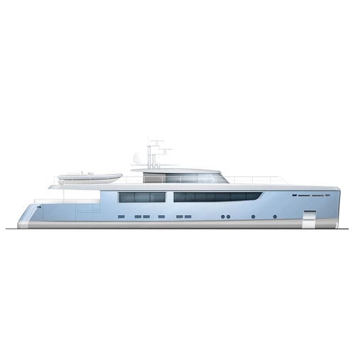 Круизная супер-яхта - Nautilus 35 - Ocea - хардтоп / 10 спальных мест / с вертикальным форштевнем