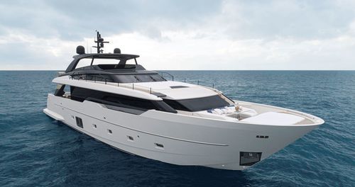 Круизная моторная яхта - SL96 Asymmetric - Cantieri Navali San Lorenzo - традиционная / с флайбриджем / 4 каюты