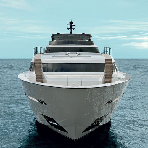 Круизная супер-яхта - SL118 - Cantieri Navali San Lorenzo - с флайбриджем / 5 кают / корпус водоизмещающего типа