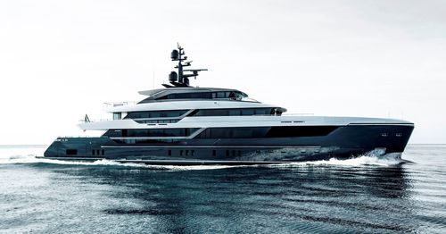 Круизная мега-яхта - 57 - Cantieri Navali San Lorenzo - с приподнятой рулевой рубкой / из стали / с бассейном