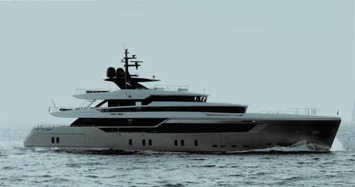 Круизная супер-яхта - PHOENICIAN - Cantieri Navali San Lorenzo - с приподнятой рулевой рубкой / корпус водоизмещающего типа / из алюминия