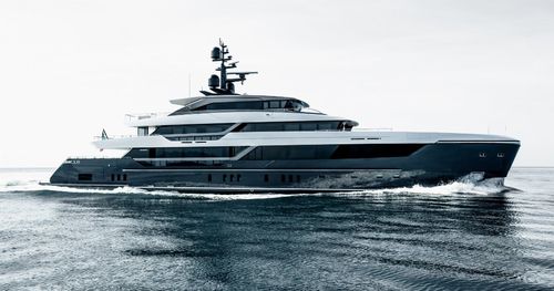 Круизная мега-яхта - Virtuosity - Cantieri Navali San Lorenzo - с приподнятой рулевой рубкой / из стали