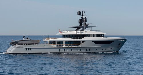 Круизная мега-яхта - Drifter W - Cantieri Navali San Lorenzo - с приподнятой рулевой рубкой / с вертодромом