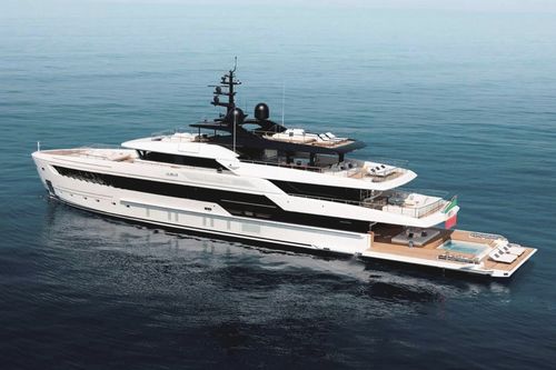 Круизная мега-яхта - 50 - Cantieri Navali San Lorenzo - с приподнятой рулевой рубкой / из стали / с бассейном