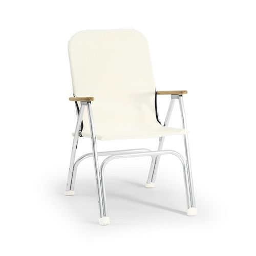 Стул для катера - M120 series - Forma Marine Furniture, LLC. - складной / черный / синий