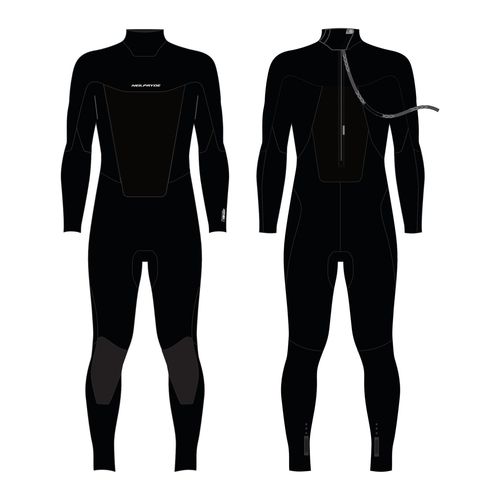 Гидрокостюм из неопрена для водных видов спорта - NEXUS  - Neilpryde Waterwear - интегральный / с длинными рукавами / шорти