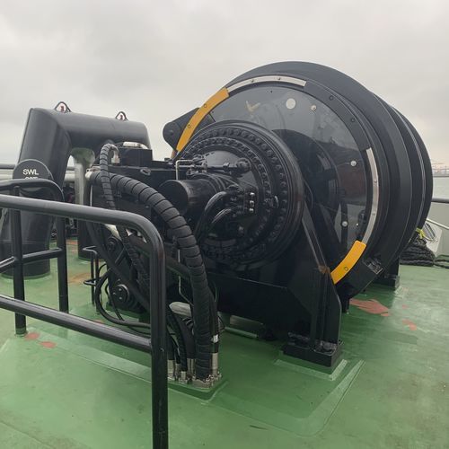 Лебедка для судна - Direct-drive - Damen Marine Components - для буксировки / с гидравлическим приводом / двойной барабан