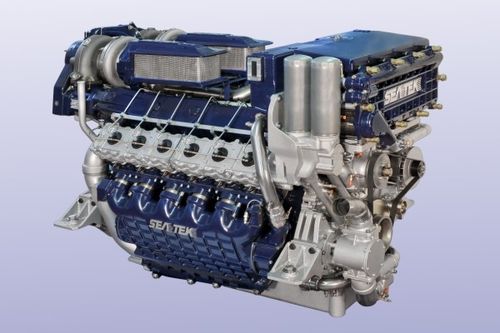 Двигатель in-bord - 1300 / 1500 HP @ 2800 RPM - SEATEK - дизельный / прогулочный / для профессионального катера