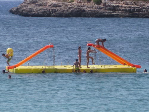 Плавучая платформа - ISLAS - AVENTURAS AQUATICAS - LA NORIA - для базы отдыха / модульная