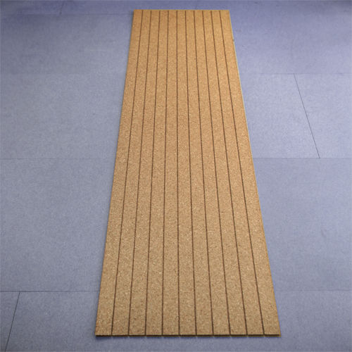 Противоскользящее покрытие для палубы - Grooved sheet - Seacork - из пробкового дерева / с уменьшенным объемом техобслуживания / экологичное