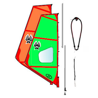 Комплексная оснастка для виндсерфинга - 2 Ages 9-11  - Ezzy Sails 2 - для детей