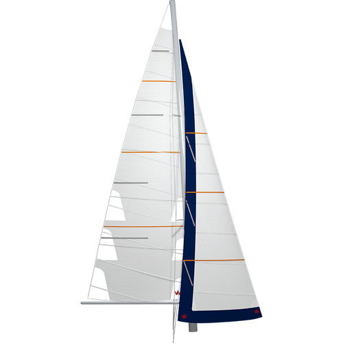 Грот из тканого полиэфира - ALISIO - ELVSTRØM SAILS - генуя на наматывающем устройстве / для круизного парусного судна / с горизонтальным кроем