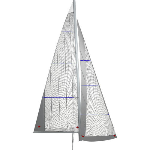 Грот - SOLANO - ELVSTRØM SAILS - фок на наматывающем устройстве / для круизного парусного судна / для экспедиционного парусника