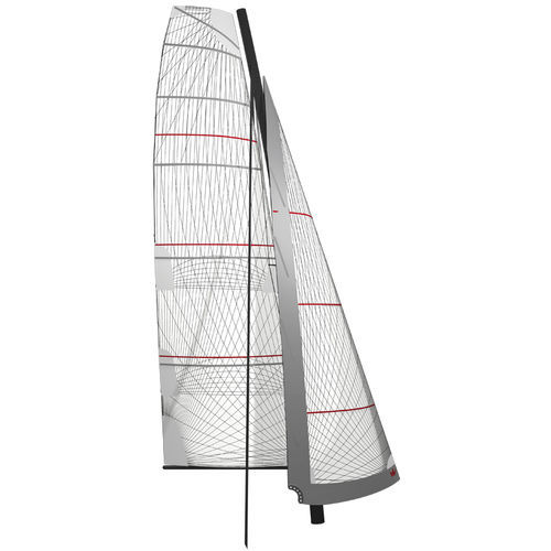Гафельный грот - KOONAA - ELVSTRØM SAILS - фок на наматывающем устройстве / фок с автоматическим поворотом / для круизного многокорпусного судна