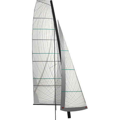 Гафельный грот - KOONAA - ELVSTRØM SAILS - фок на наматывающем устройстве / для круизного многокорпусного судна