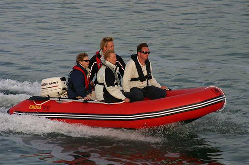 Надувная лодка c подвесным мотором - VOLANTE SD390 - Excel Inflatables - макс. 6 человек / с надувным килем