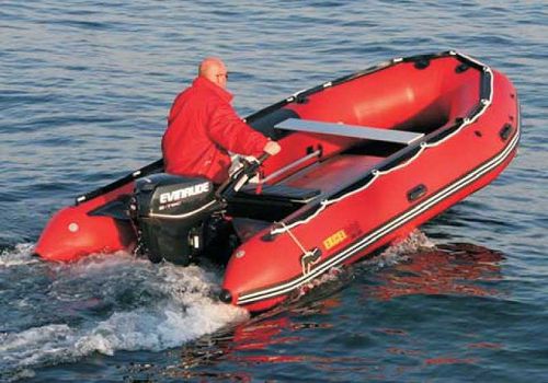 Надувная лодка c подвесным мотором - VANGUARD XHD435 - Excel Inflatables - макс. 8 человек / с надувным килем