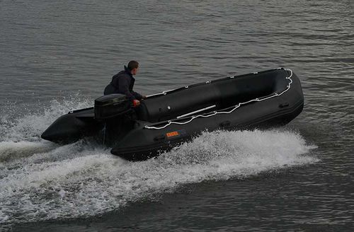 Надувная лодка c подвесным мотором - VANGUARD XHD535 - Excel Inflatables - макс. 12 человек / с надувным килем