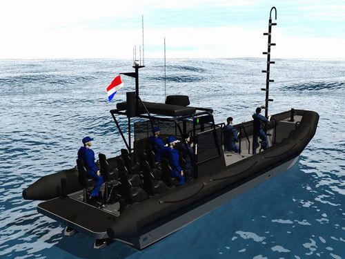 Профессиональный катер катер береговой охраны - MR-1150 ASSAULT - Madera Ribs - с внутренним мотором / дизельный / надувная лодка с полужестким корпусом