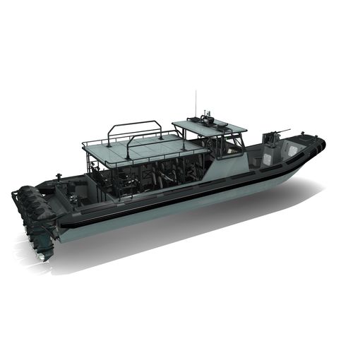 Профессиональный катер катер береговой охраны - MRC1500  - Madera Ribs - c подвесным мотором / надувная лодка с полужестким корпусом