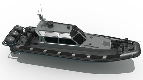 Профессиональный катер катер береговой охраны - MRC1150 - Madera Ribs - c подвесным мотором / надувная лодка с полужестким корпусом
