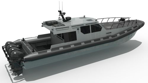 Профессиональный катер катер береговой охраны - MRC1500 - Madera Ribs - c подвесным мотором / надувная лодка с полужестким корпусом