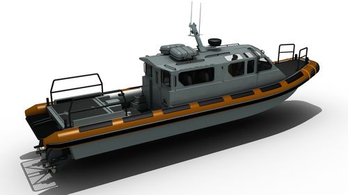 Профессиональный катер судно для транспортировки персонала - MRCD1250  - Madera Ribs - с внутренним мотором / дизельный / надувная лодка с полужестким корпусом