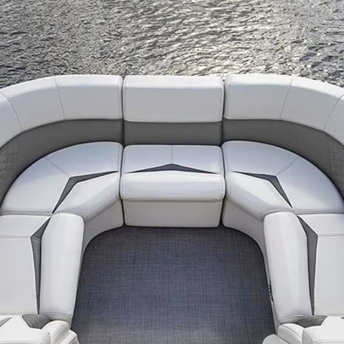 Банкетка для понтонного катера - Manitou Pontoon Boats - белая