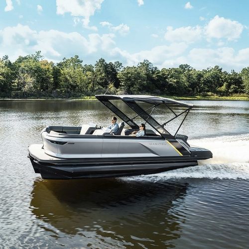 Понтоновый катер c подвесным мотором - 20 MAX - Manitou Pontoon Boats - трехтрубный / открытый / с боковой консолью