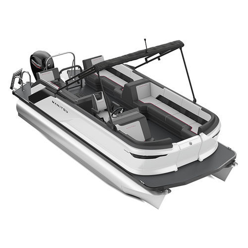 Понтоновый катер c подвесным мотором - 22 MAX - Manitou Pontoon Boats - трехтрубный / открытый / с боковой консолью