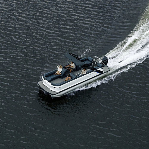 Понтоновый катер c подвесным мотором - 26 - Manitou Pontoon Boats - двухмоторный / трехтрубный / открытый