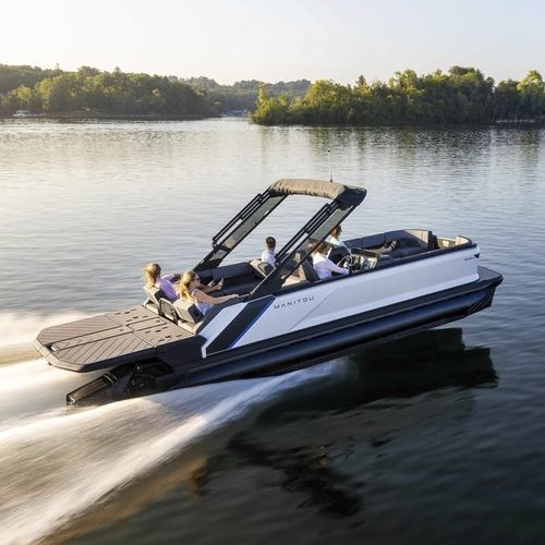 Понтоновый катер c подвесным мотором - EXPLORE 26 NAVIGATOR - Manitou Pontoon Boats - двухмоторный / трехтрубный / открытый
