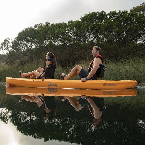 Каяк для досуга - MIRAGE COMPASS DUO - Hobie Kayak - для рыбной ловли / морской / для взрослых