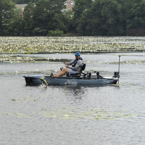 Каяк с верхней посадкой - MIRAGE PRO ANGLER 12 - Hobie Kayak - для рыбной ловли / морской / для взрослых