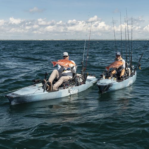 Каяк с верхней посадкой - MIRAGE PRO ANGLER 14 - Hobie Kayak - для рыбной ловли / морской / для взрослых