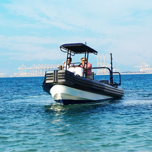 Профессиональный катер спасательное судно - 8.5 M - ASIS BOATS - катер для дайвинга / c подвесным мотором / из стекловолокна