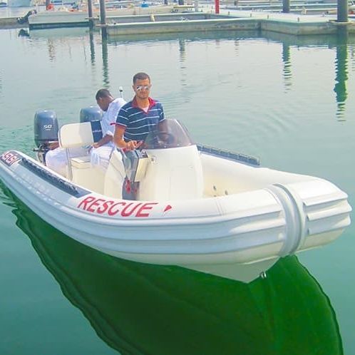 Профессиональный катер катер береговой охраны - 5.5 M - ASIS BOATS - спасательное судно / c подвесным мотором / из стекловолокна