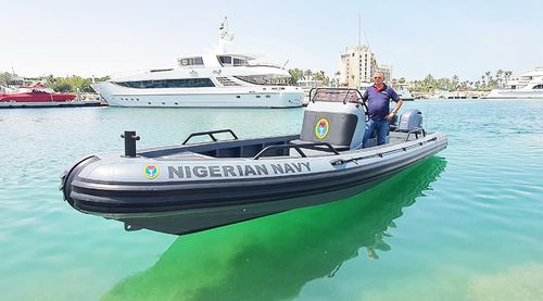 Профессиональный катер катер береговой охраны - 7.6 M D-Tube - ASIS BOATS - c подвесным мотором / из алюминия / полужесткий