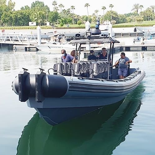 Профессиональный катер катер береговой охраны - 11 M Full Tube - ASIS BOATS - c подвесным мотором / из алюминия / полужесткий