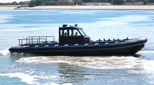 Профессиональный катер катер береговой охраны - 12.5 M D-Tube - ASIS BOATS - c подвесным мотором / из алюминия / полужесткий