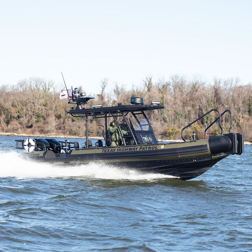 Надувная лодка c подвесным мотором - 9.5 M - ASIS BOATS - двухмоторная / полужесткая / с центральной консолью