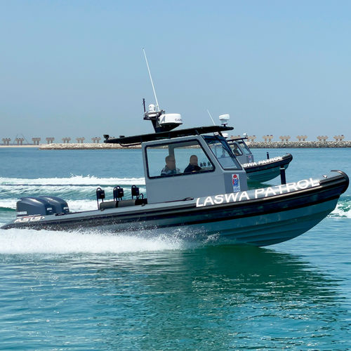 Полужесткая надувная лодка - 8 M - ASIS BOATS - быстрая / универсальная / спасательная