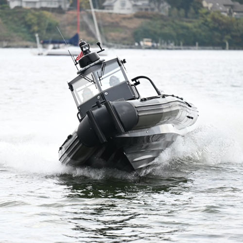 Надувная лодка c подвесным мотором - 9.5 M - ASIS BOATS - полужесткая / быстрая / универсальная