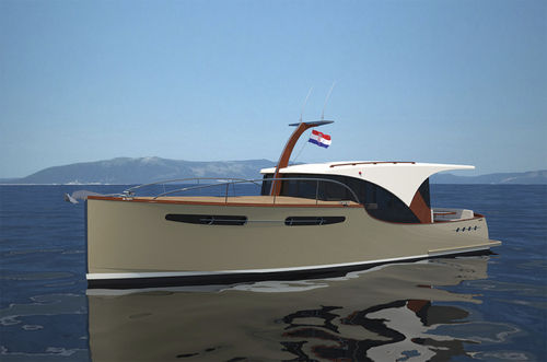 Быстроходный катер с внутренним мотором - POWER 39H - Enavigo Yachts - с закрытым кокпитом / круизный / 2 каюты